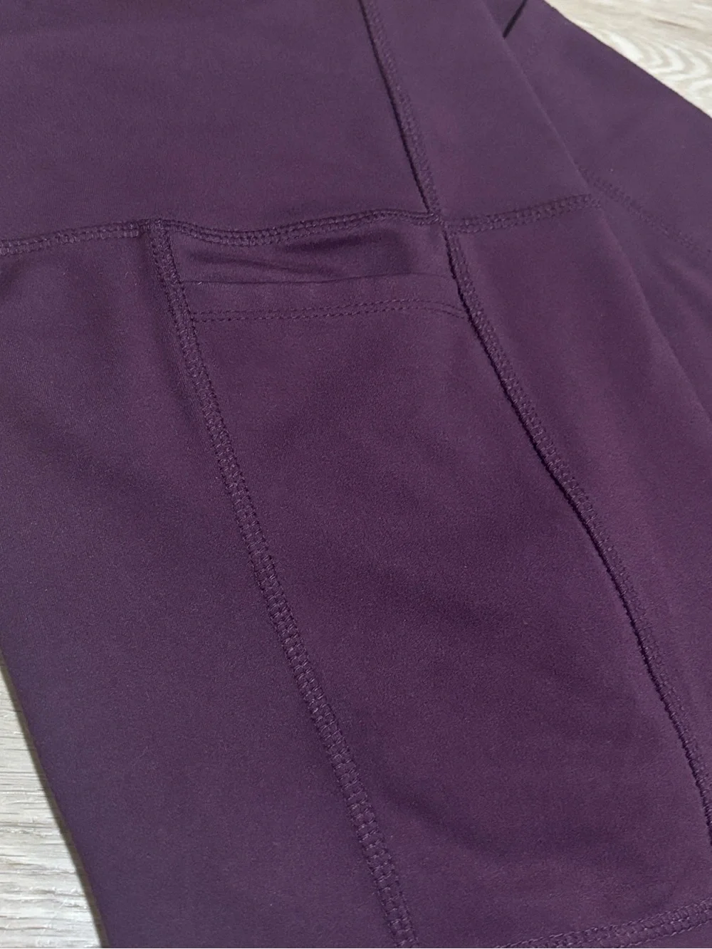 Danskin (XL) Ultra High Ankle Legging Tight with Pockets Midweight Soft Brushed - Picture 9 of 15